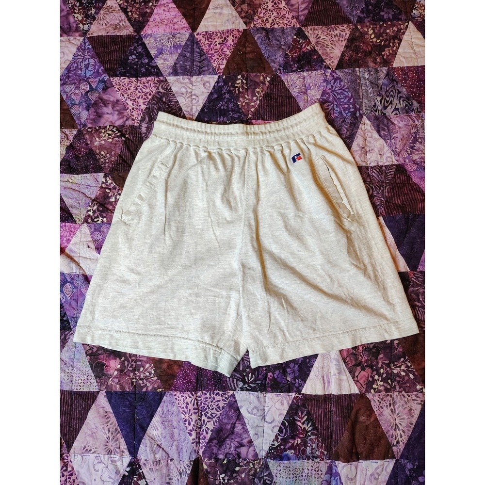 Vintage 70s Russell Athletic Sweat Shorts Mens Med Grey USA Made Athletic Clean